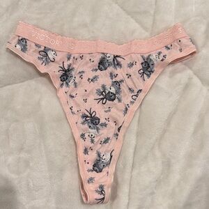 Victoria's Secret Pink Floral Thong